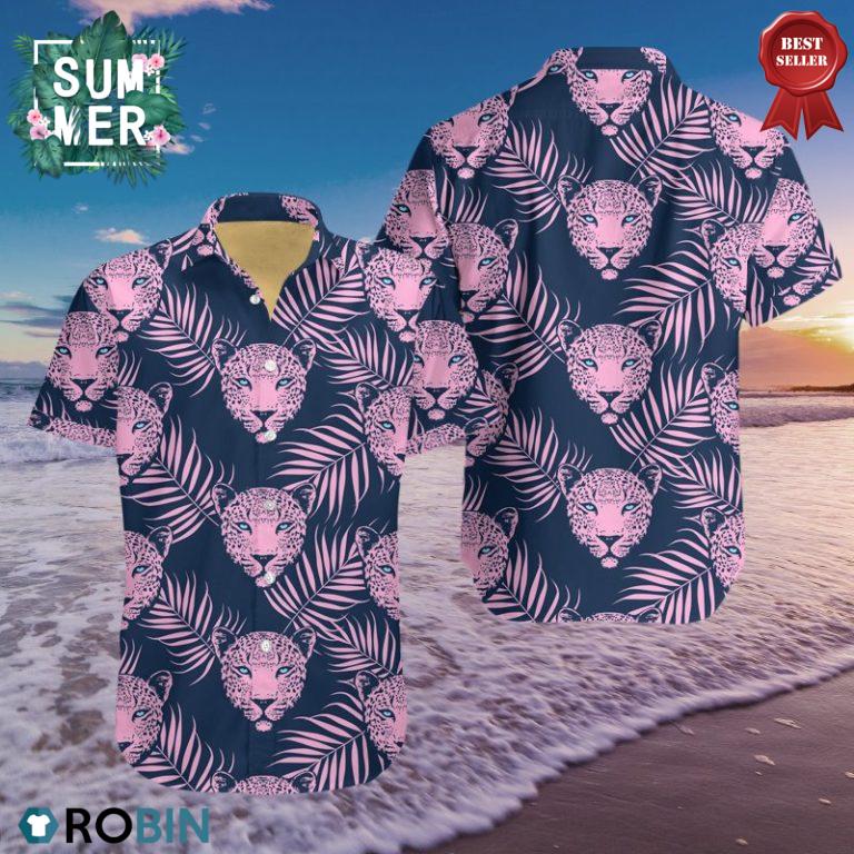 Leopard Aloha Shirt, Hawaiian Shirt