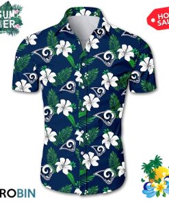 Los Angeles Rams All Over Print Aloha Shirt