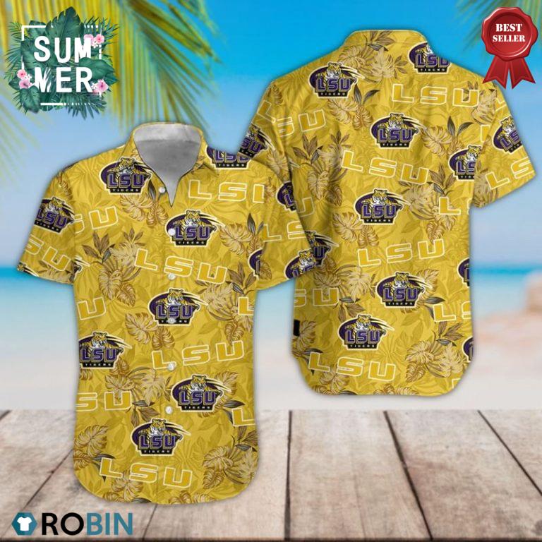 Lsu Tigers Aloha Shirt, Hawaiian Shirt