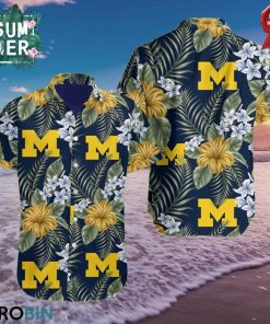 Michigan Wolverines Aloha Shirt Michigan Wolverines Aloha Shirt