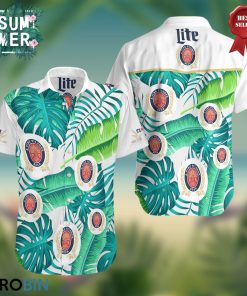 Miller Lite Beer Summer All Over Print Hawaiian Shirt