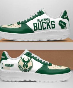 Milwaukee Bucks Basketball Custom NAF Shoes