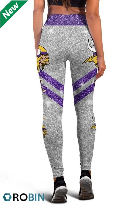 Minnesota Vikings High Waisted Yoga Leggings LEGG413