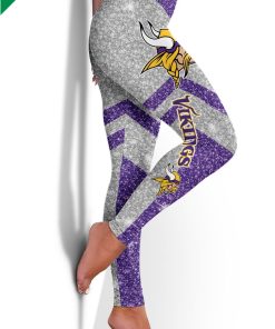Minnesota Vikings High Waisted Yoga Leggings LEGG413