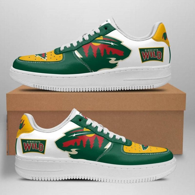 Minnesota Wild Ice Hockey Team Custom NAF Shoes