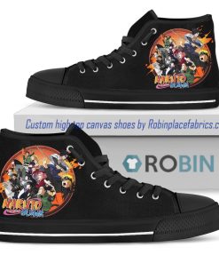 Naruto Konoha Team Canvas High Top Shoes Naruto Konoha Team Canvas High Top Shoes
