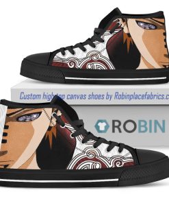 Naruto Pain Canvas High Top Shoes Naruto Pain Canvas High Top Shoes