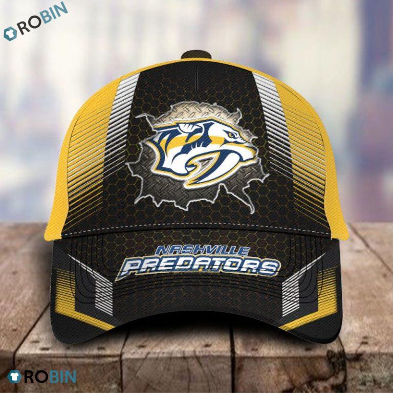 NHL Nashville Predators Team 3d Print Caps