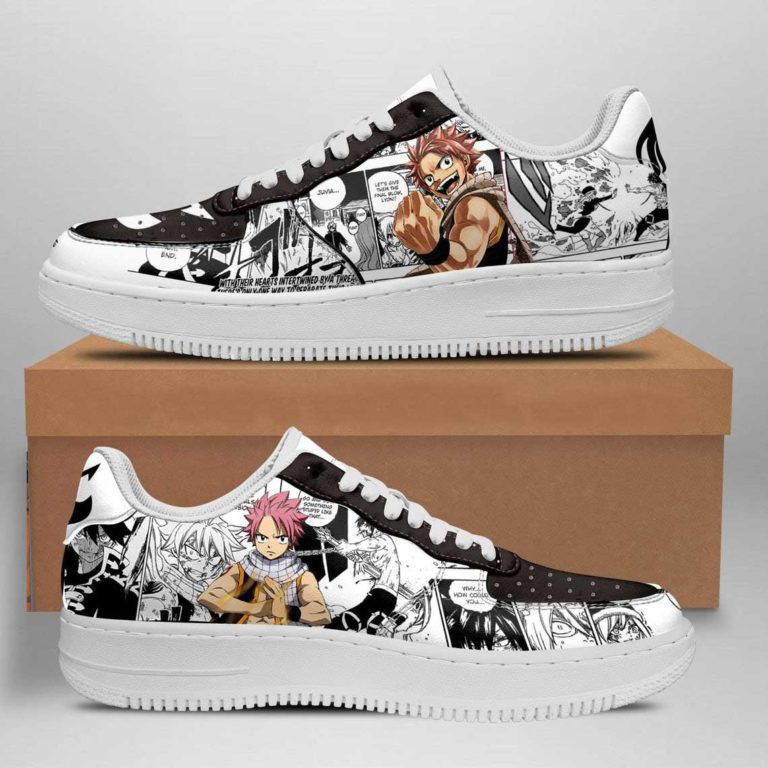 Natsu Dragneel Fairy Tail Anime NAF Shoes