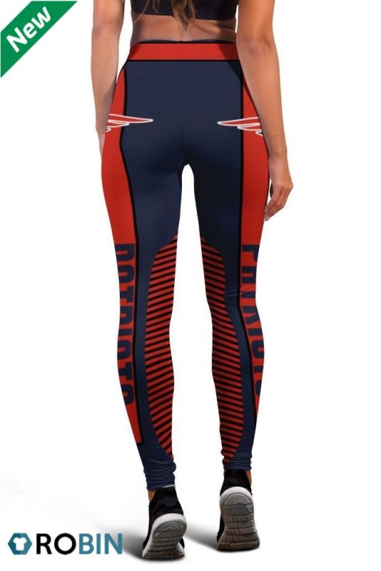 New England Patriots Team’s Women’s High Waisted Leggings