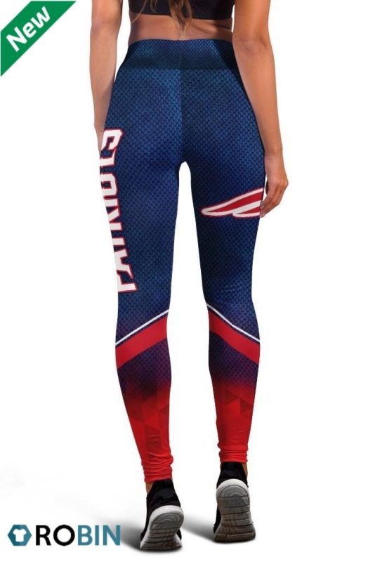 New England Patriots 3d Printed Leggings