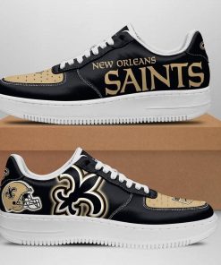 New Orleans Saints Football Nike Air Force 1 Shoes