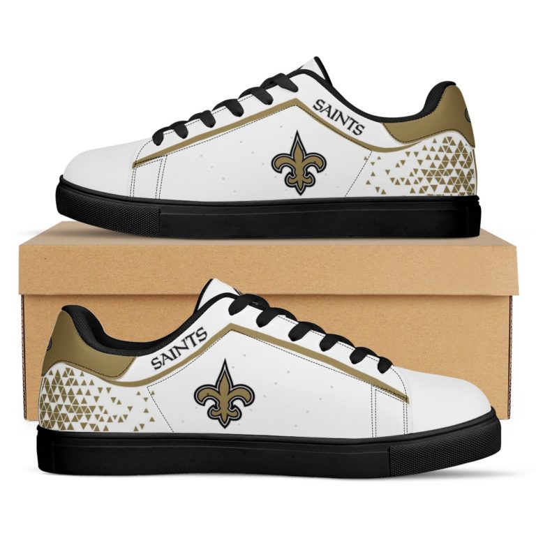 New Orleans Saint Football Custom Stan Smith Shoes