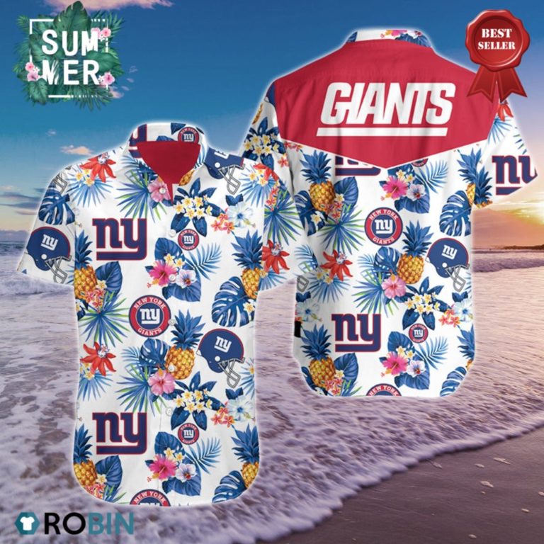 New York Giants Hawaiian Shirt