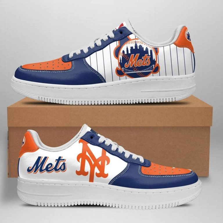 New York Mets Baseball Nike Air Force 1 Shoes