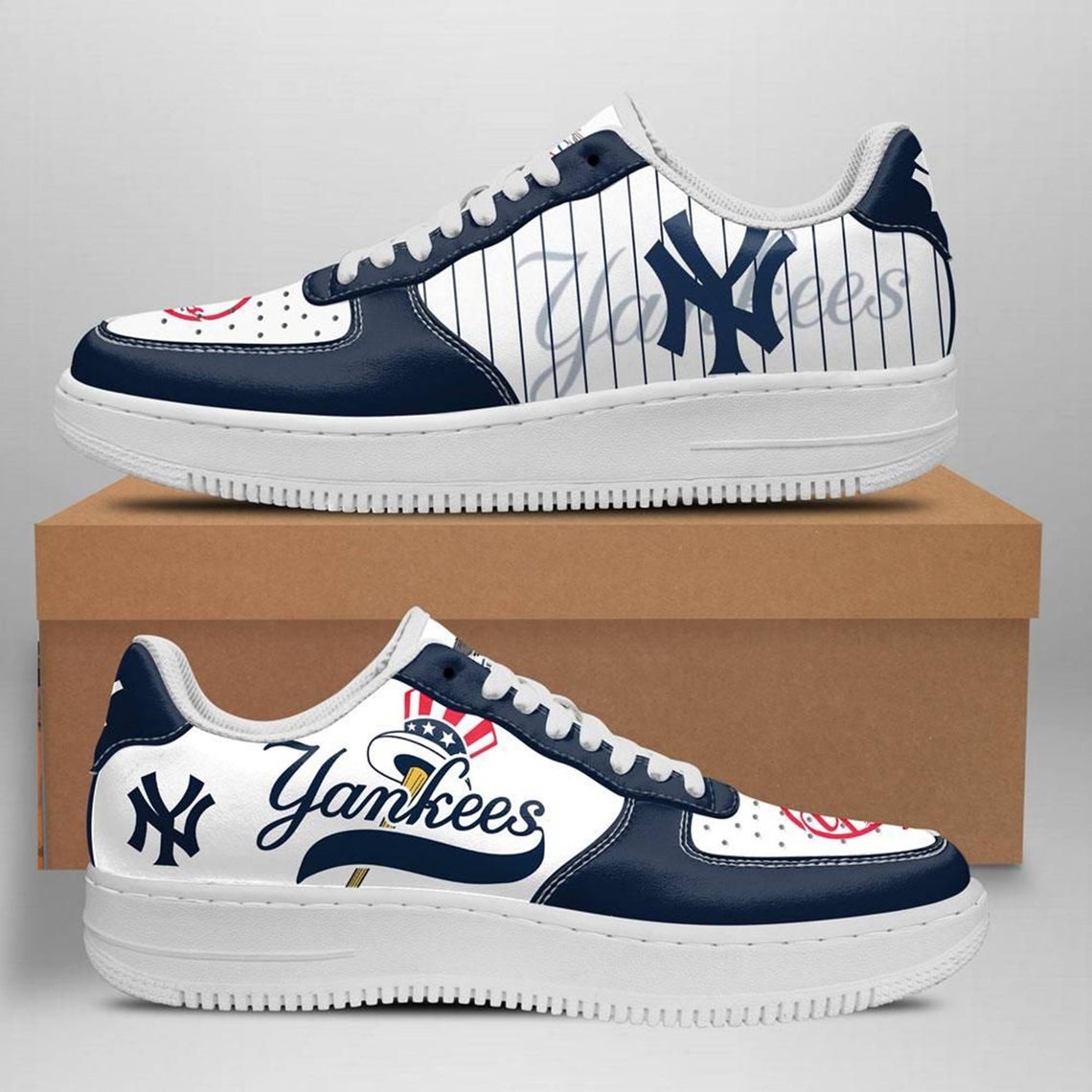 New York Yankees Air Force 1 Shoes - Custom Sneakers 138RB-NAF