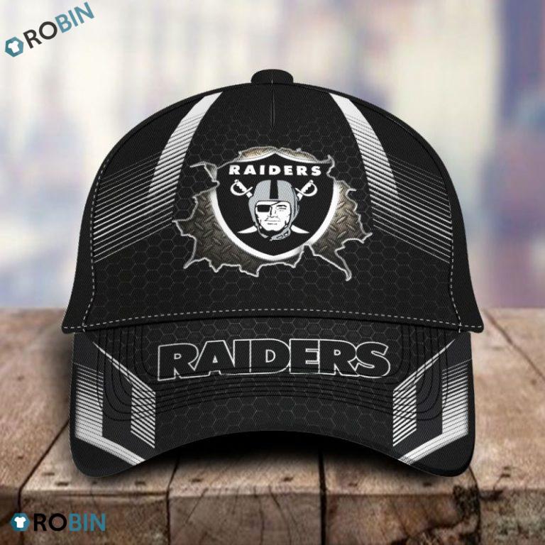 Oakland Raiders Football  All Over Print Caps