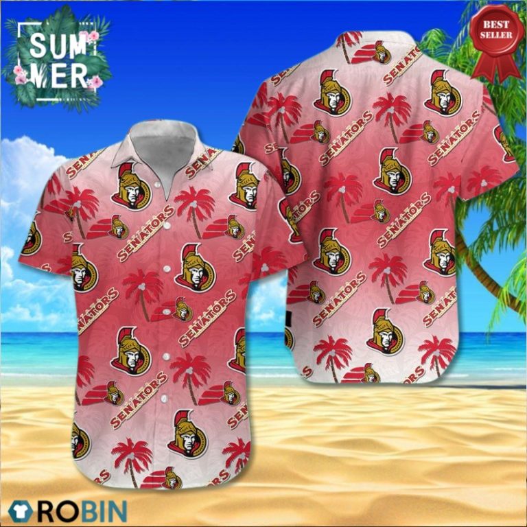 Ottawa Senators All Over Print Aloha Shirt