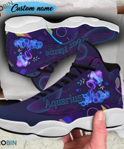 Personalized Aquarius Zodiac Air Jordan 13 Shoes