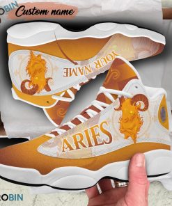 Personalized Aries Horoscope Jd 13 Sneakers