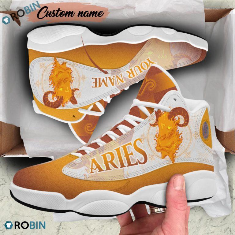 Personalized Aries Horoscope Jd 13 Sneakers