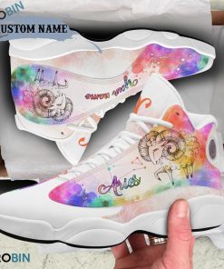 Personalized Aries Zodiac Air Jordan 13 Shoes