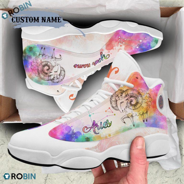 Personalized Aries Zodiac Air Jordan 13 Shoes