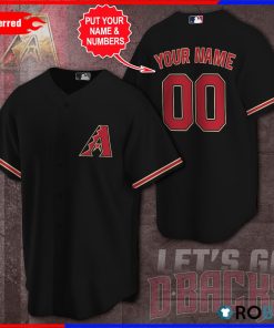 Personalized Arizona Diamondbacks AOP Baseball Jersey Personalized Arizona Diamondbacks AOP Baseball Jersey