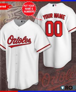 Personalized Baltimore Orioles Baseball Jersey Personalized Baltimore Orioles Baseball Jersey