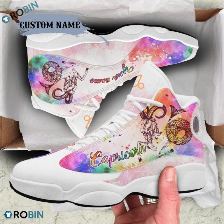 Personalized Capricorn Zodiac Jordan 13 Shoes