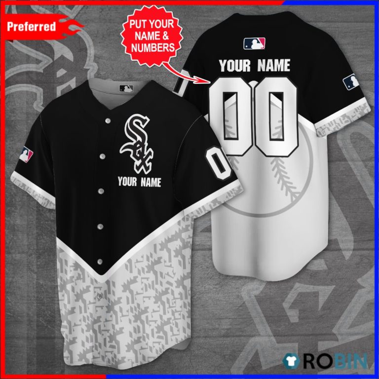 Personalized Chicago White Sox AOP Baseball Jersey