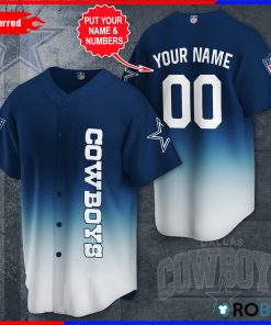 Personalized Dallas Cowboys Baseball Jersey Personalized Dallas Cowboys Baseball Jersey