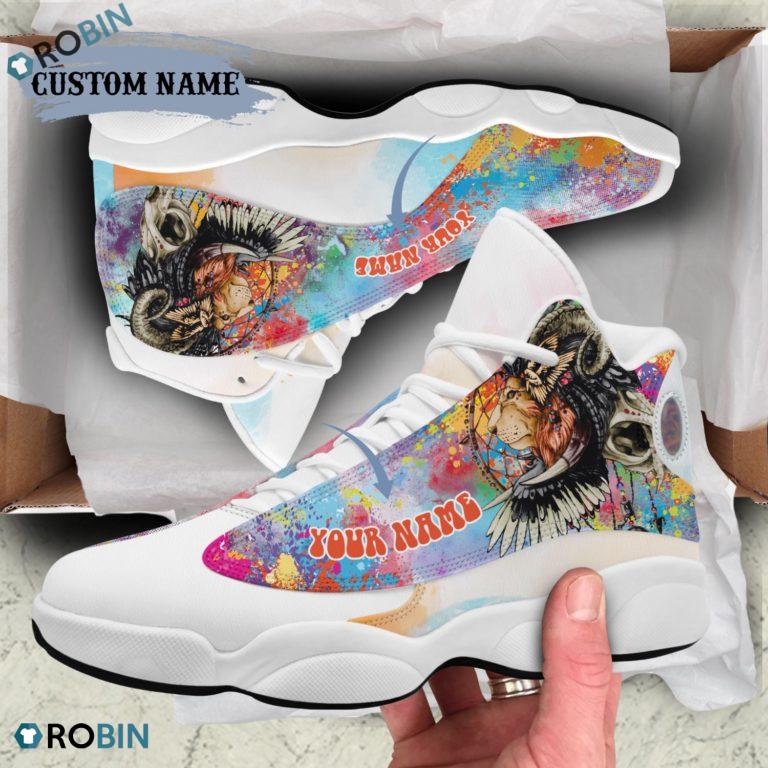 Personalized Dreamcatcher Lion Jordan 13 Shoes