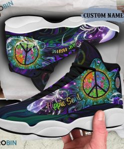 Personalized Hippie Soul Jordan 13 Shoes