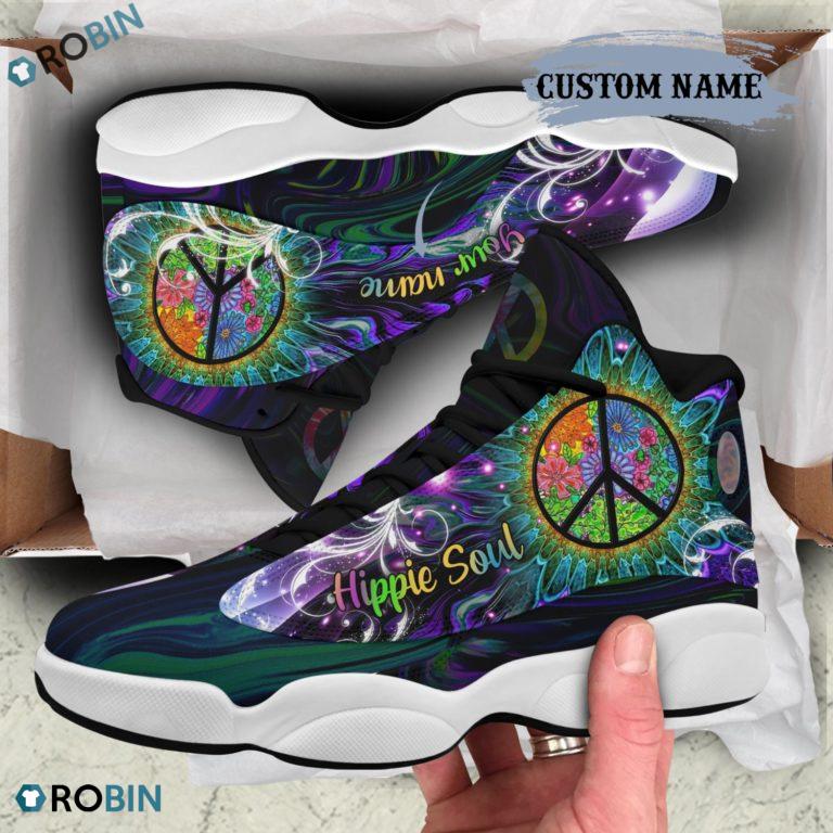 Personalized Hippie Soul Jordan 13 Shoes