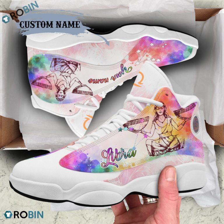 Personalized Libra Zodiac Jordan 13 Shoes