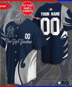 Personalized New York Yankees Baseball Jersey Personalized New York Yankees Baseball Jersey
