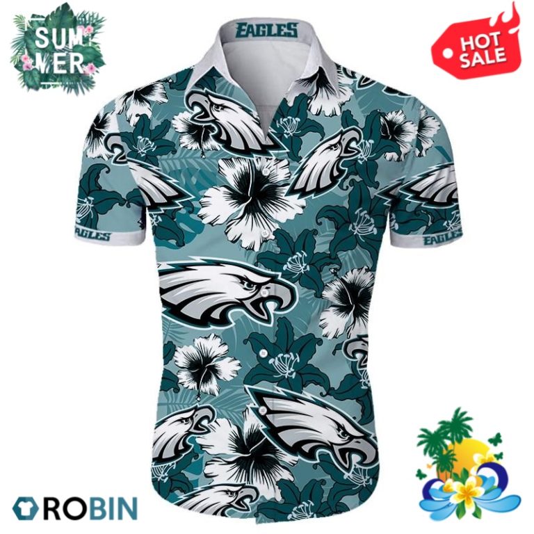 Philadelphia Eagles All Over Print Aloha Shirt