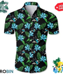 Philadelphia Flyers Tropical Flower Hawaiian Shirt Philadelphia Flyers Tropical Flower Hawaiian Shirt