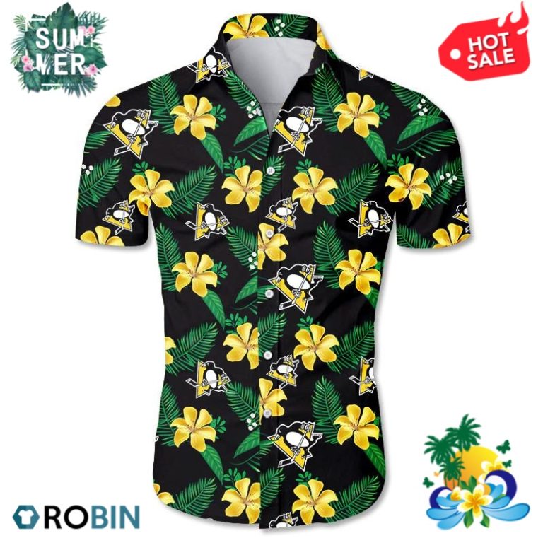 Pittsburgh Penguins All Over Print Aloha Shirt