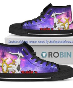 Pokemon Arceus Canvas High Top Shoes