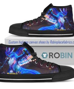 Pokemon Articuno Canvas High Top Shoes