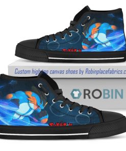 Pokemon Swampert Canvas High Top Shoes Pokemon Swampert Canvas High Top Shoes
