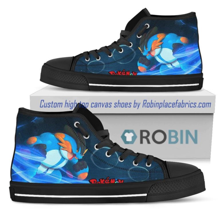 Pokemon Swampert Canvas High Top Shoes