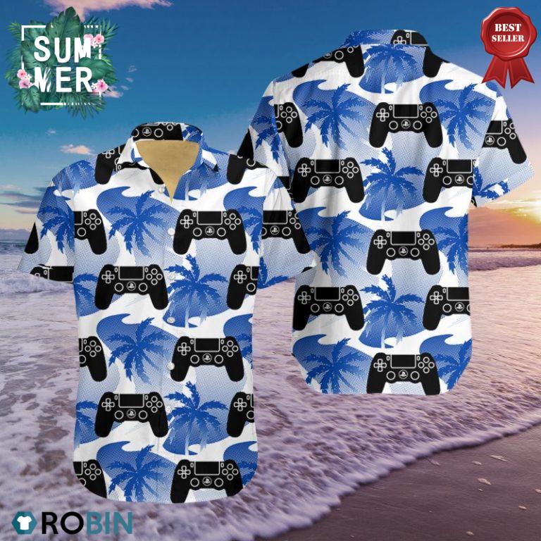 Ps Controller Aloha Shirt, Hawaiian Shirt