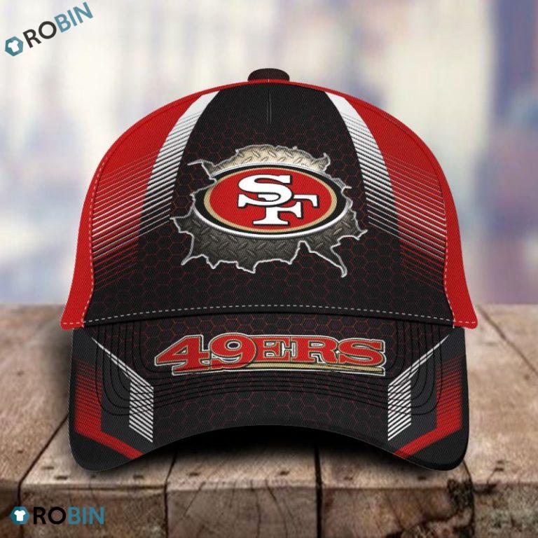 NFL San Francisco 49ers Skull 3D Printed Classic Caps - RobinPlaceFabrics