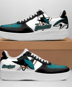 San Jose Sharks Ice Hockey Team Custom NAF Shoes