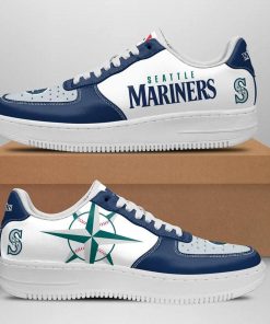 Seattle Mariners Nike Air Force 1 Shoes Seattle Mariners Nike Air Force 1 Shoes