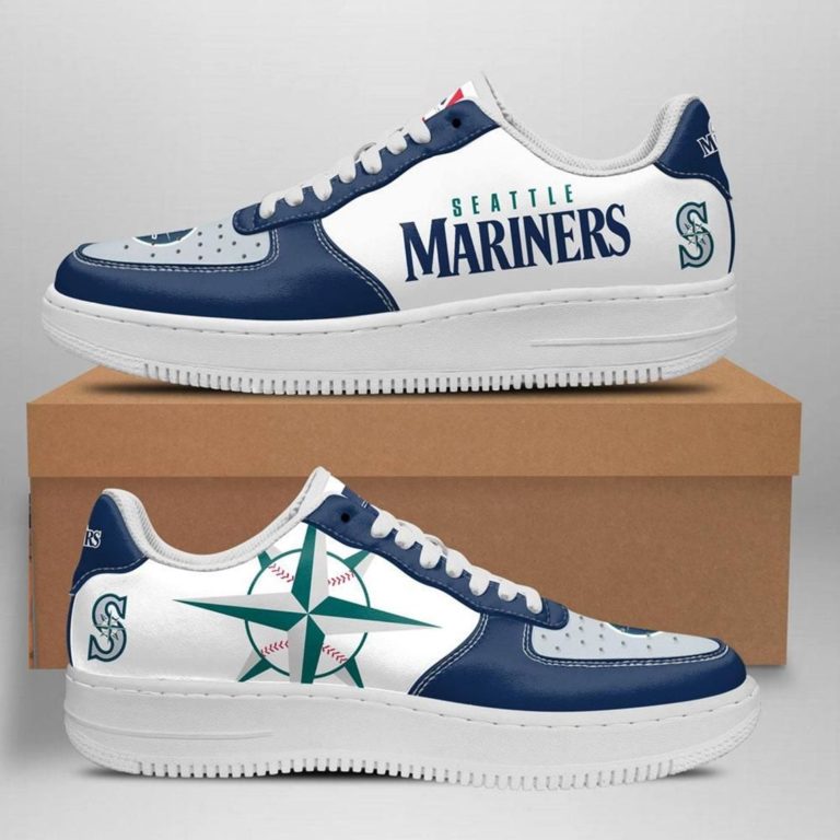 Seattle Mariners Nike Air Force 1 Shoes