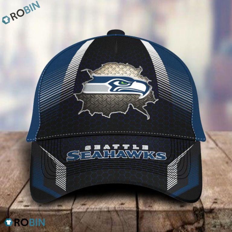 Seattle Seahawks All Over Print Caps